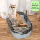 Premium High-Side Cat Litter Box – Thick & Splashproof