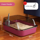 Premium High-Side Cat Litter Box – Thick & Splashproof